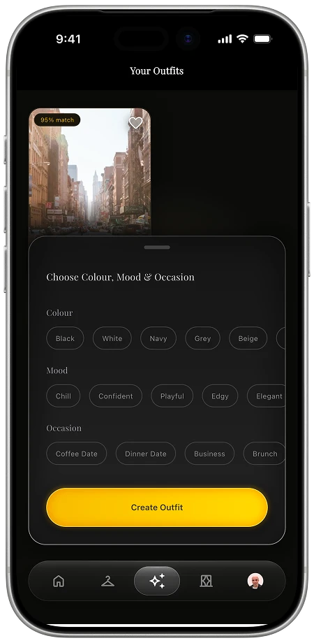 AI-generated outfit suggestions