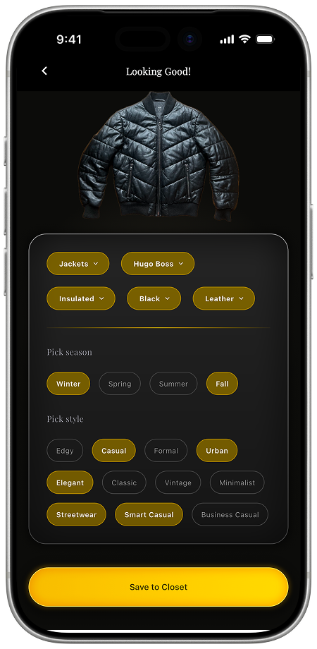 Scanning clothes with Nouva